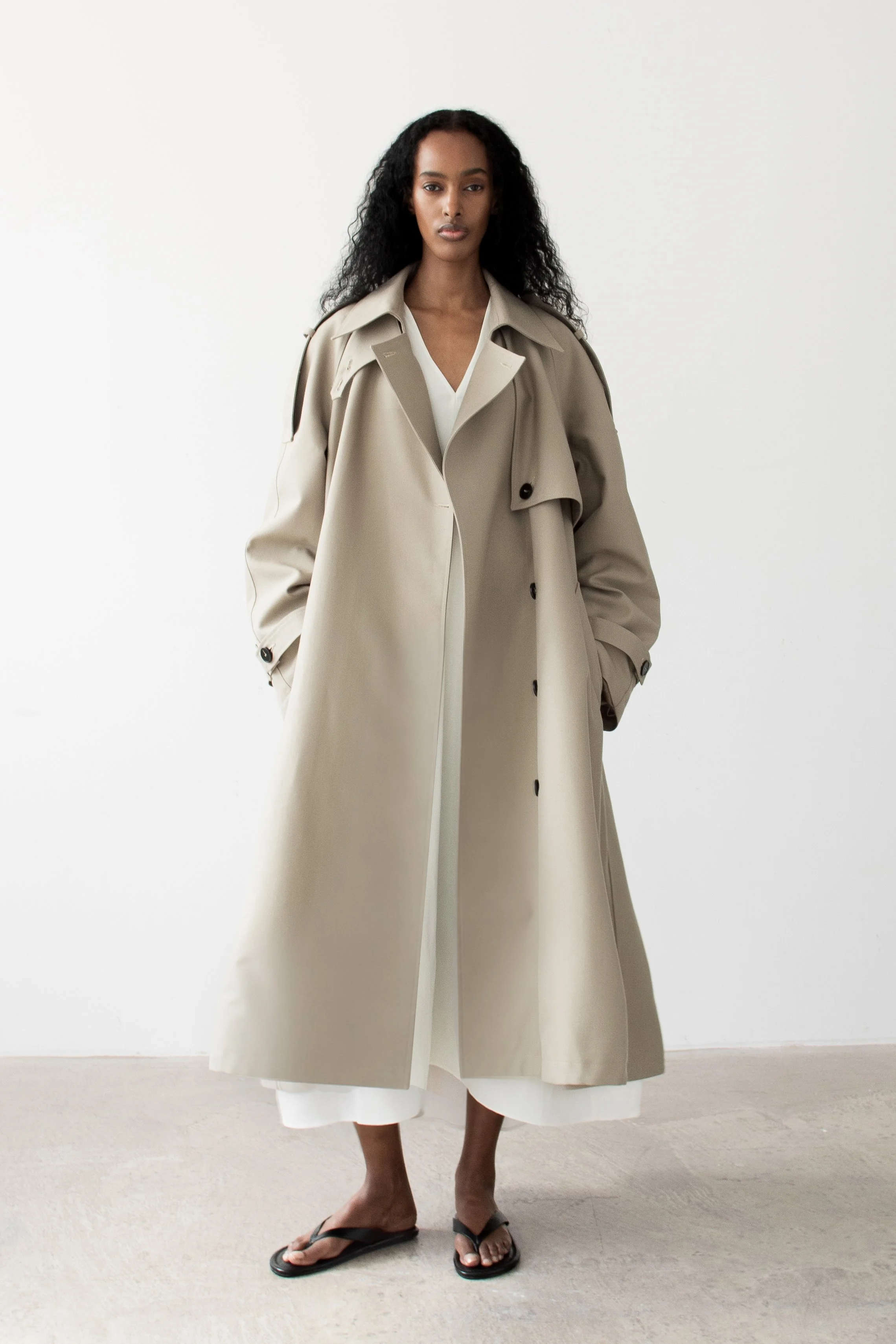 【未使用】digne trench jacket The Trench — Ladéga